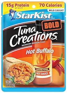 Amazon.com : StarKist Tuna Creations BOLD Hot Buffalo Style, 2.6 Oz, Pack of 24 : Grocery &amp; Gourmet Food