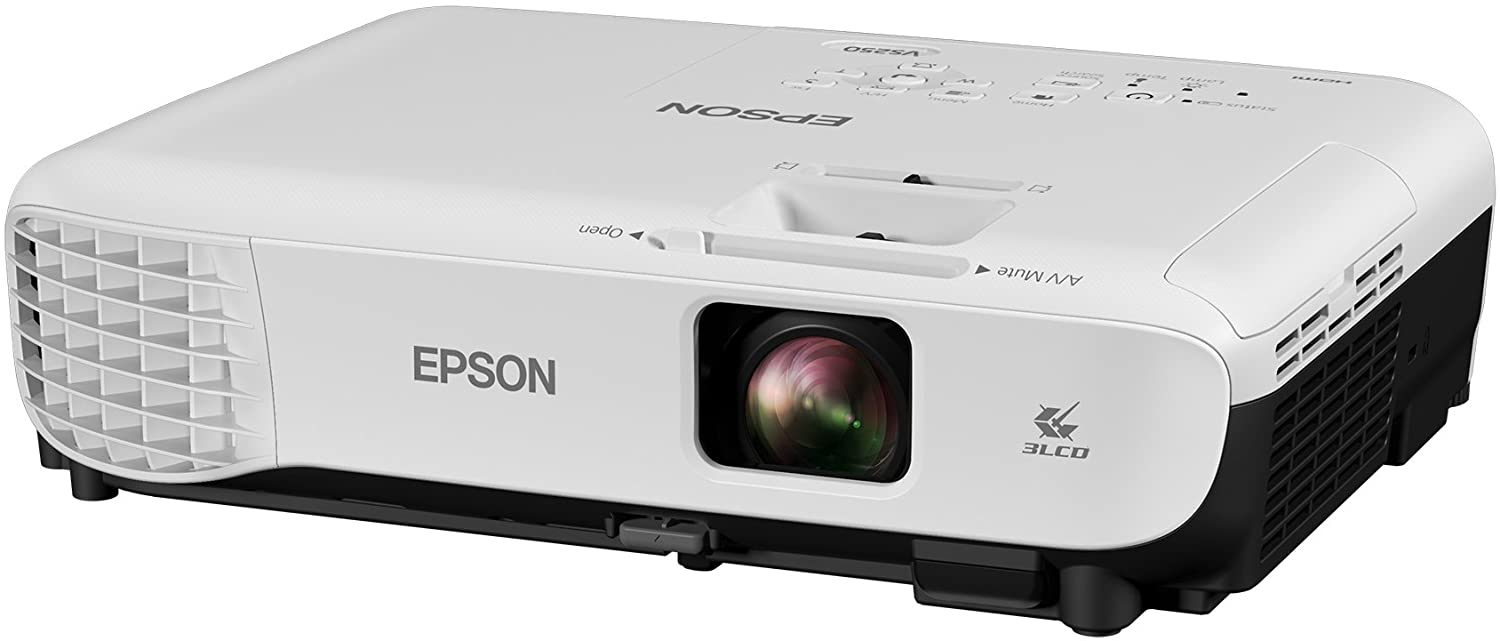 投影仪 Epson VS250 SVGA 3,200 lumens color brightness (color light output) 3,200 lumens white brightness (white light output) HDMI 3LCD projector: Electronics