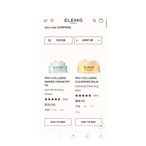 $66 More Presents. More Savings. ELEMIS:惊喜! 我们在全场为您提供 30% 的折扣。* 收获? 今晚就结束了,赶快去买吧……
使用代码:surprise