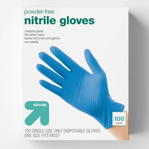 Nitrile Exam Gloves  一次性丁腈手套 100只
