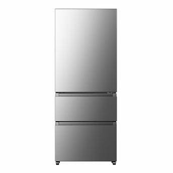 Mora 15 Cu.Ft 3 Door Counter-Depth Bottom Mount Refrigerator