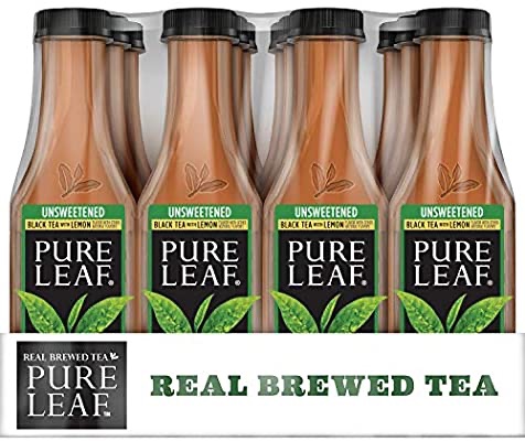 Amazon.com : Pure Leaf Iced Tea, Unsweetened Black Tea with Lemon, 18.5oz Bottles (12 Pack) : Grocery & Gourmet Food 
Pure Leaf 无糖柠檬黑茶 18.5oz 12瓶