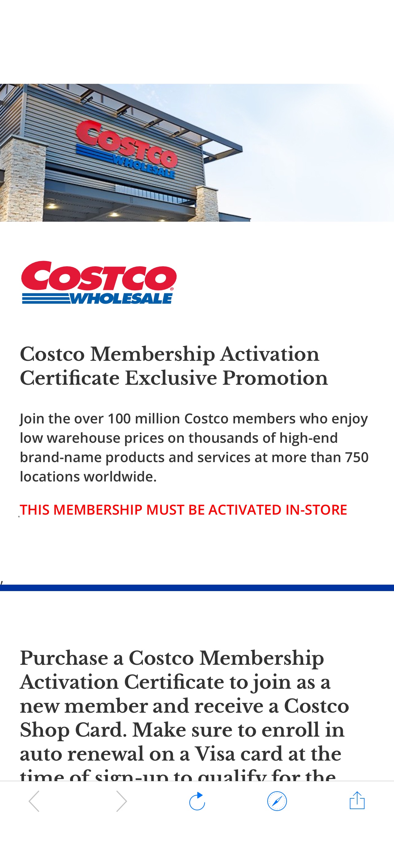Costco National Membership Program