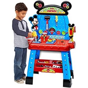 Just PlayDisney Junior Mickey Mouse Funhouse Workbench, 43-piece