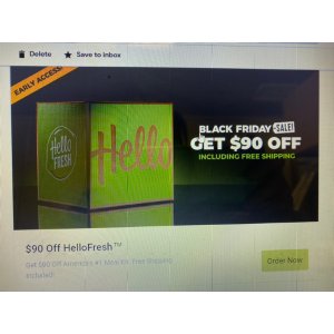 $90 HelloFresh: #1 Meal Kit Delivery Service | Healthy Meal Plan 减90