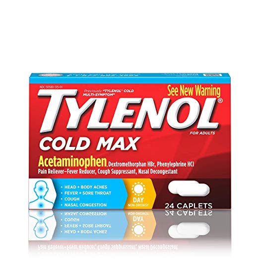 Amazon.com: Tylenol 泰诺 退烧止痛 日夜感冒药