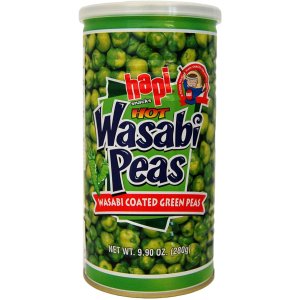 Hapi Hot Wasabi Peas, 9.9-Ounce Tins (Pack of 4)