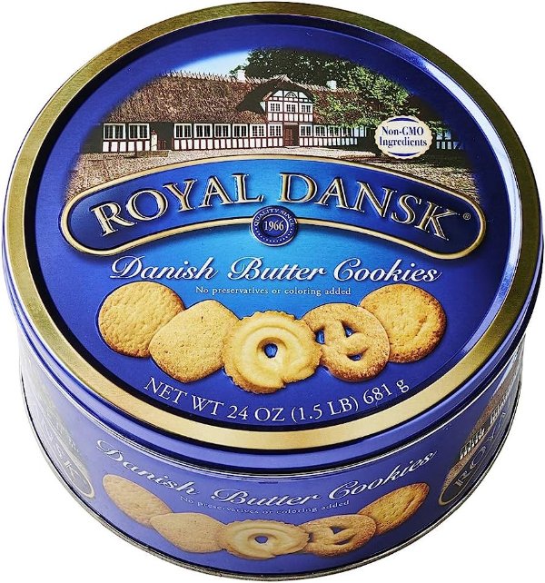 Danish Butter Cookies, 24 Oz.