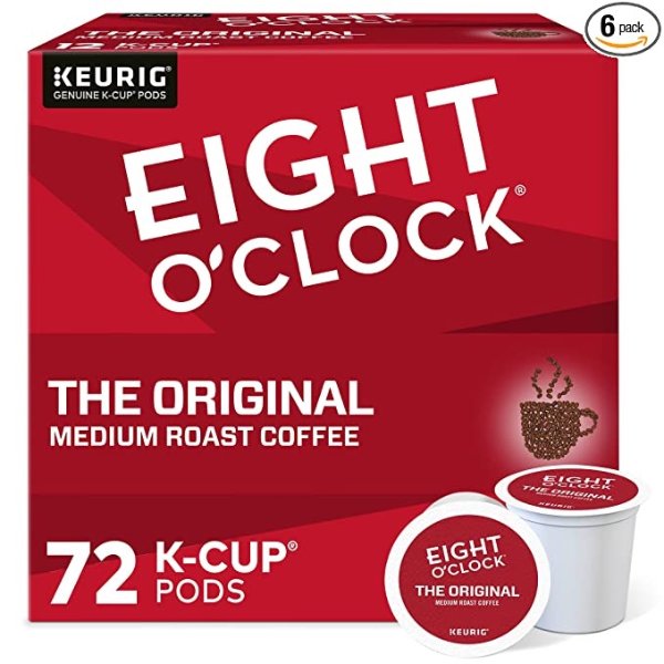 Eight O'Clock 中度烘焙胶囊咖啡 72个装