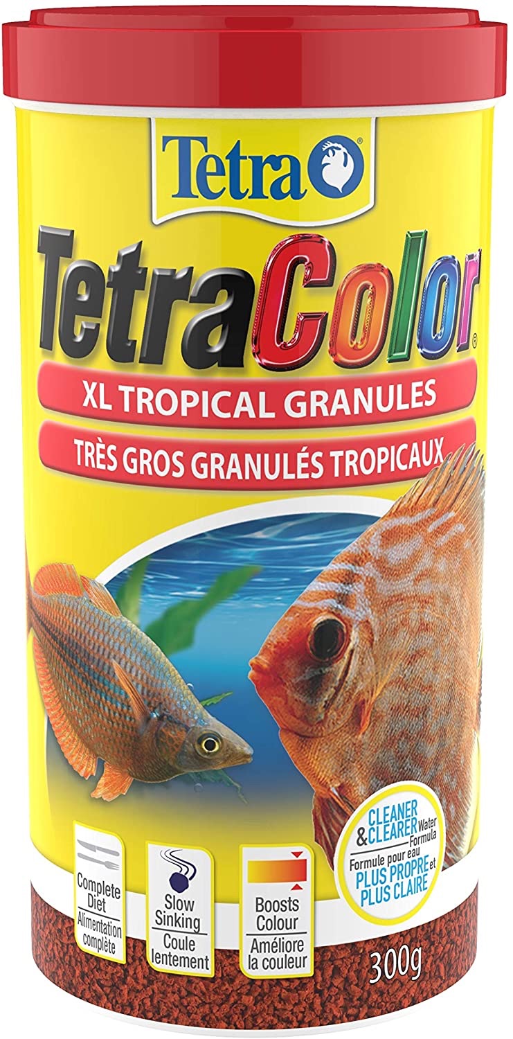 Amazon.com : TetraColor 鱼饲料 (16262), 10.58-Ounce, 1-Liter
