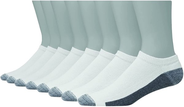 Ultimate mens Ultra Cushion Freshiq Odor Control With Wicking Low Cut Socks, 8-pair Pack