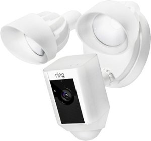 Ring Floodlight Cam （户外感应照明摄像头）White 8SF1P7-WEN0/88FL000CH000 - Best Buy