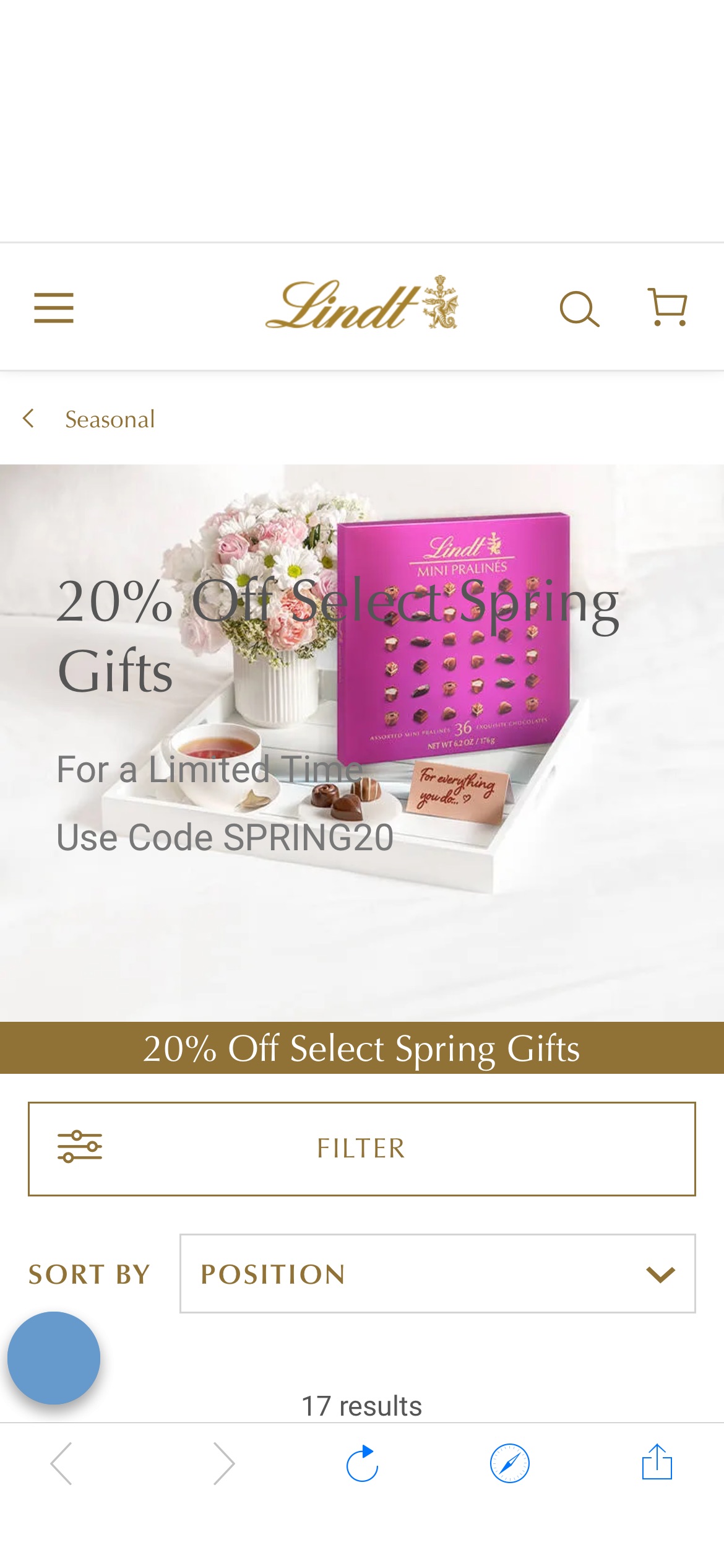 20% Off Select Spring Gifts