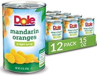 Mandarin Oranges in Light Syrup, 15 Fl Oz (Pack of 12)