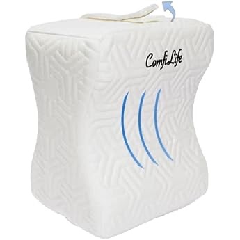 Amazon.com: ComfiLife Orthopedic Knee and Leg Pillow for Side Sleepers Sleeping - 100% Memory Foam for Back Pain, Hip Pain Relief : Home & Kitchen
