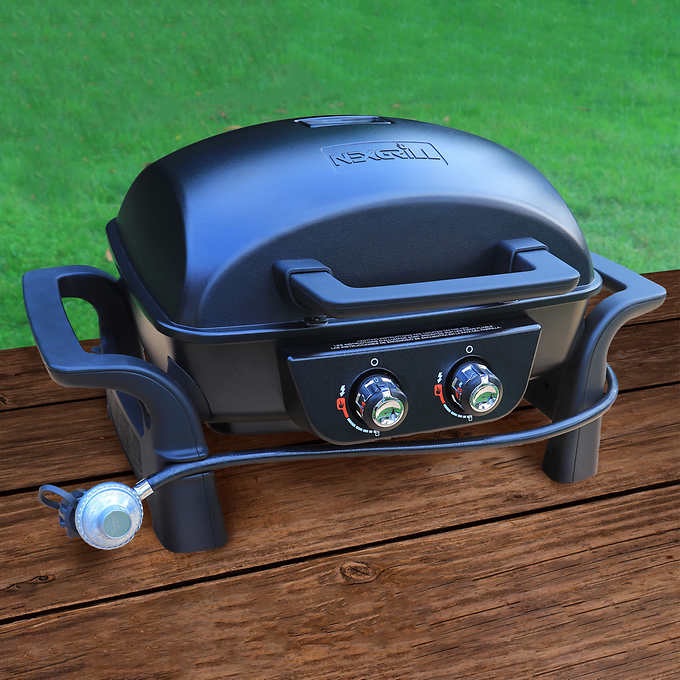 Nexgrill Cast Aluminum Table Top Gas BBQ | Costco bbq 小型烤肉器