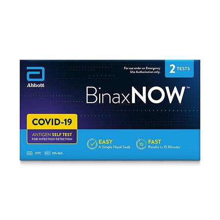 BinaxNOW COVID‐19 Antigen Self Test (2 ct.)