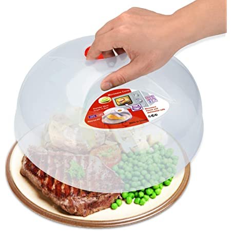 HENYU 微波炉专用餐盘加热盖，食物保湿防喷溅 11.5Inch