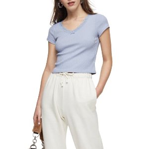 $13.50 Topshop V领短袖