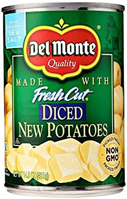 Amazon.com : Del Monte Canned Fresh Cut Diced New Potatoes, 14.5-Ounce Can : Canned And Jarred Potatoes : Grocery & Gourmet Food 罐装土豆