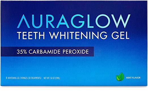 AuraGlow Teeth Whitening Gel Syringe Refill Pack