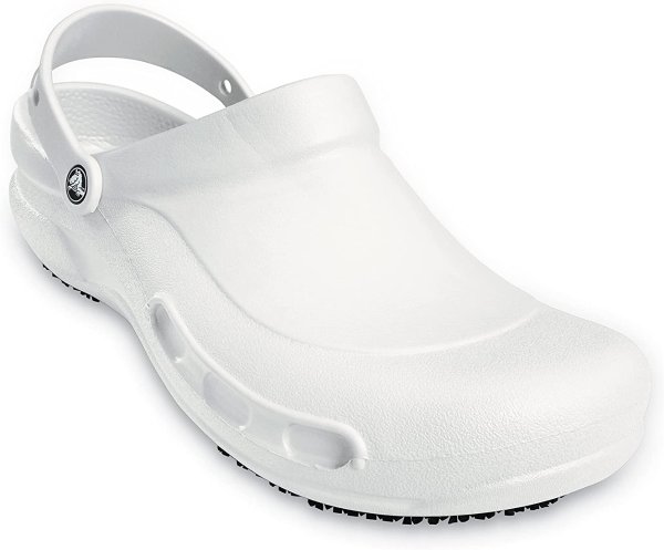 Crocs 白色防滑鞋 男女同款