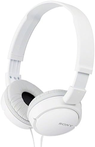 Amazon.com: Sony ZX Series Wired On-Ear Headphones, White MDR-ZX110