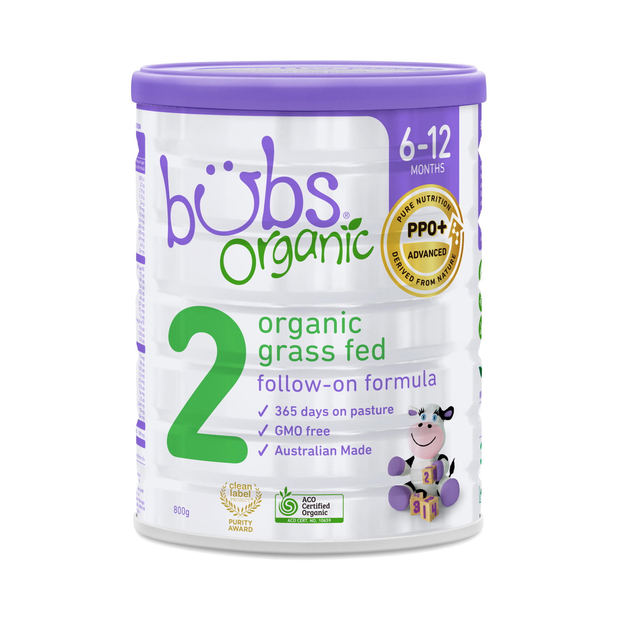 Aussie Bubs Organic Grass Fed Infant Formula, Stage 2 | Thrive Market