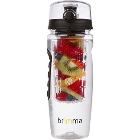 Amazon.com: Brimma Fruit Infuser Water Bottle - 32 oz 水杯