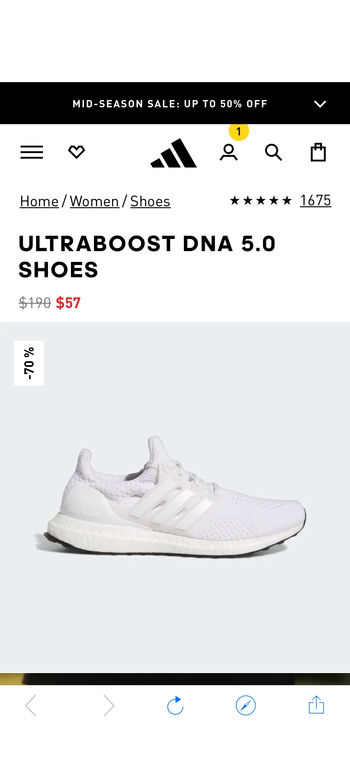 adidas Ultraboost DNA 5.0 Shoes - White | Women's Lifestyle | adidas US