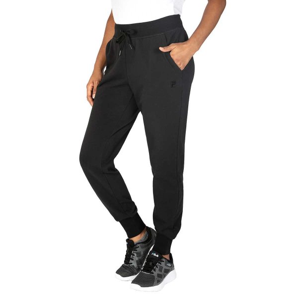 FILA Female Black Jogger Pants for Women, XL Size 