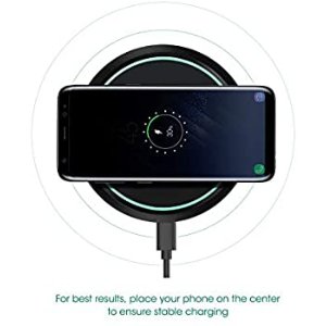 $6.50 Noot Products - Wireless Charger Pad - 7.5W Wireless Charging for iPhone for Galaxy Note 无线充电器