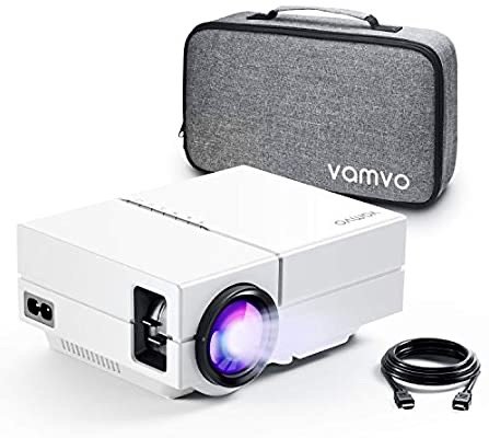 Movie Projector, Portable Projector with Dolby Digital Plus Support 1080P 200" Display