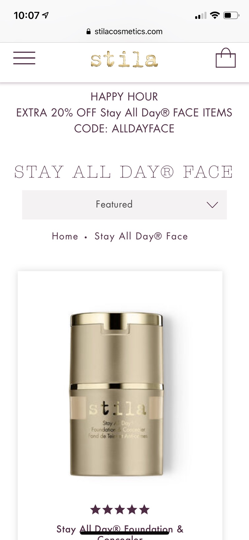 Stay All Day® Face - Stila Cosmetics
