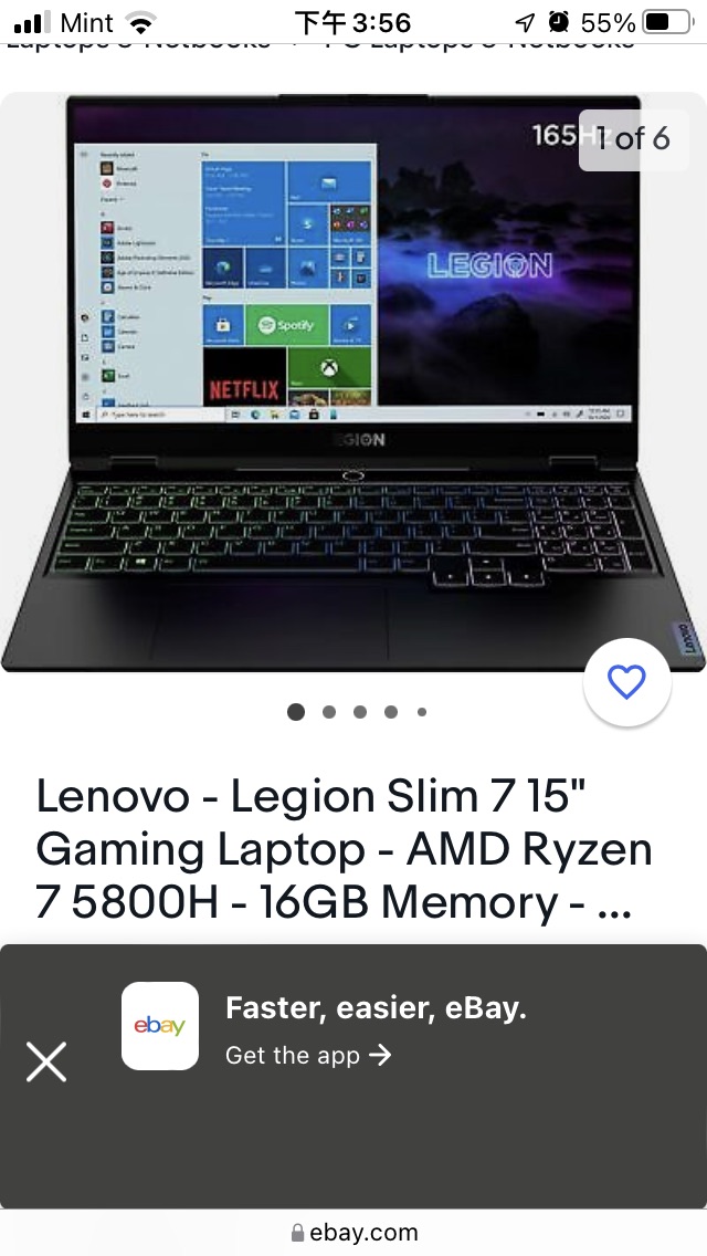 联想Lenovo - Legion Slim 7 15" Gaming Laptop - AMD Ryzen 7 5800H - 16GB Memory - ... 196118048413 | eBay