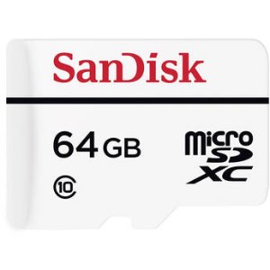 Sandisk 64GB 高耐久 持续摄像专用 MicroSD 10级 存储卡