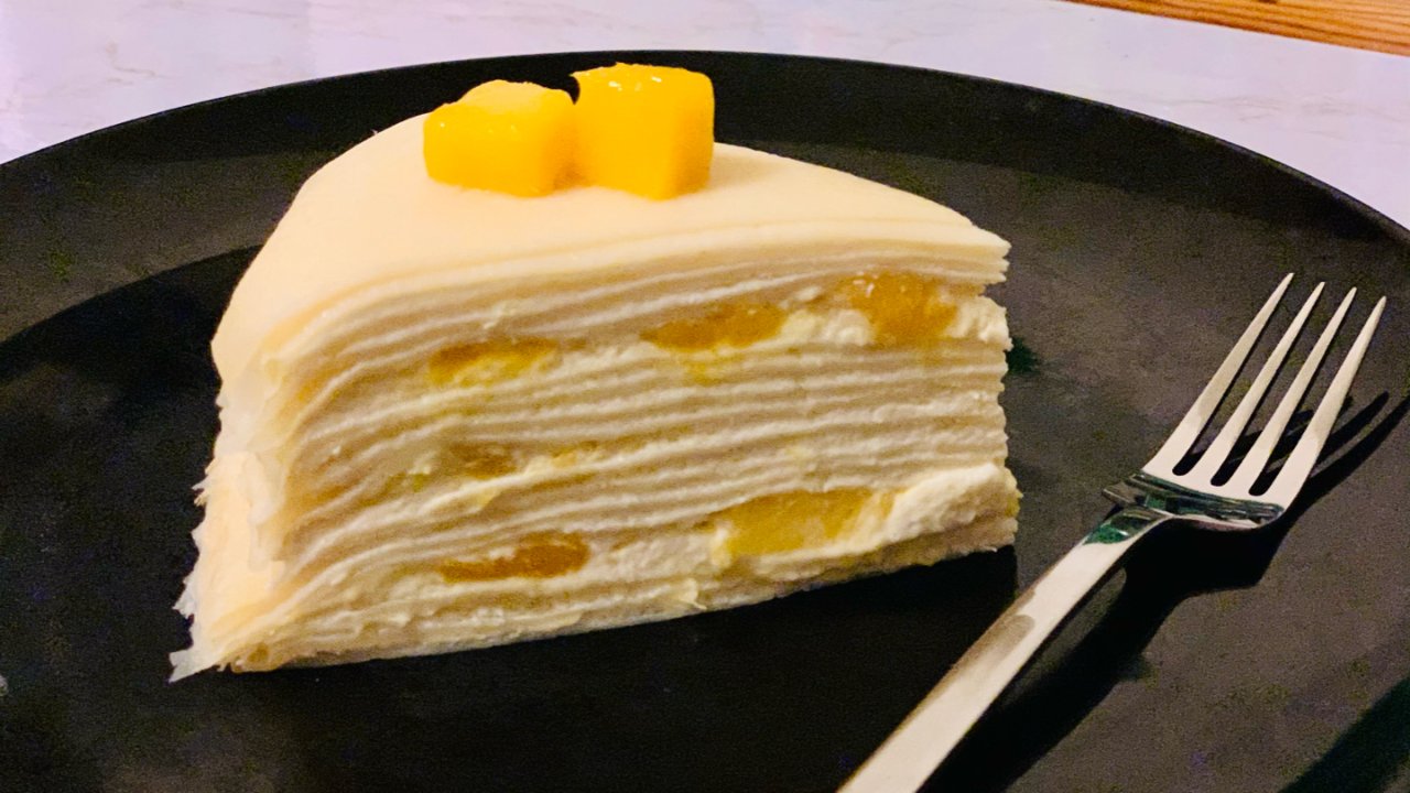 榴芒千层蛋糕
