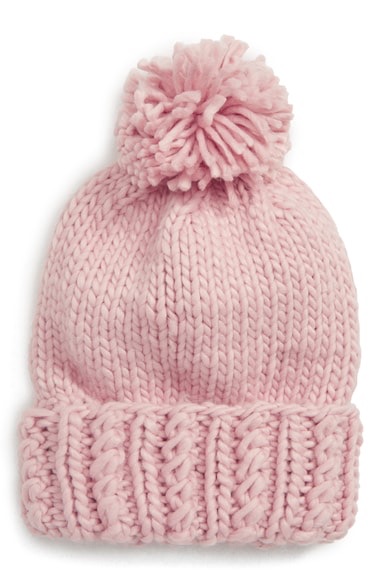 BP. Chunky Knit Pompom Beanie | Nordstrom帽子