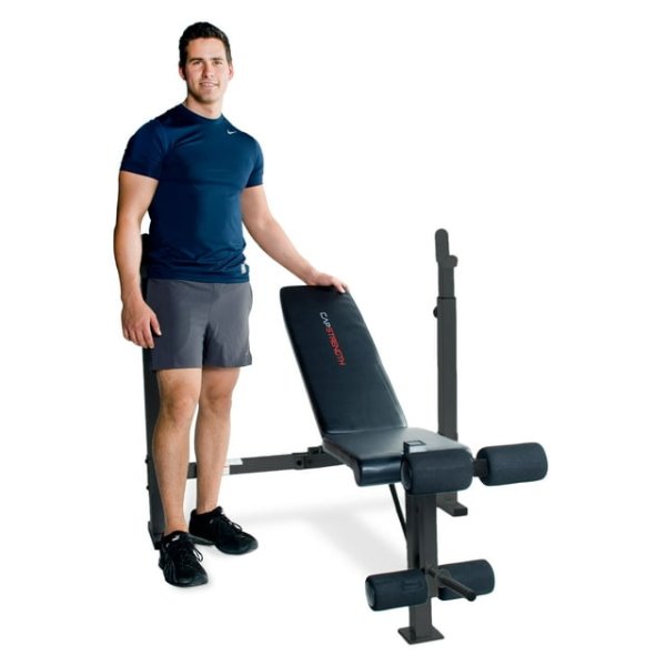 CAP Strength Olympic Weight Bench with Leg Extension