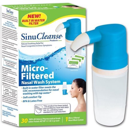 SinuCleanse MicroFiltered Squeeze Bottle Nasal Wash System