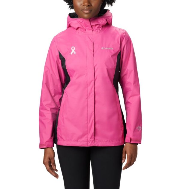 Columbia Sportswear Women’s Tested Tough in Pink™ Rain Jacket II
