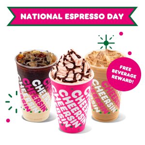 National Espresso Day 买咖啡送咖啡优惠券