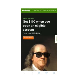  Special offers | Fidelity 开账户送$100