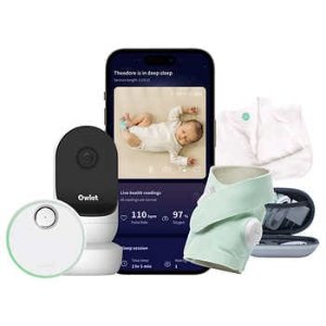 Owlet Dream Duo 2 Smart Baby Monitor Bundle