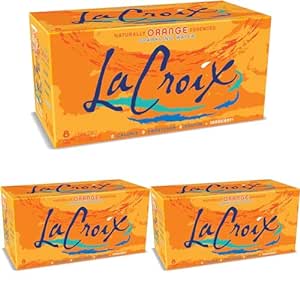 Amazon.com: LaCroix Sparkling Water, Orange, 12 Fl Oz (pack of 24) : Grocery &amp; Gourmet Food