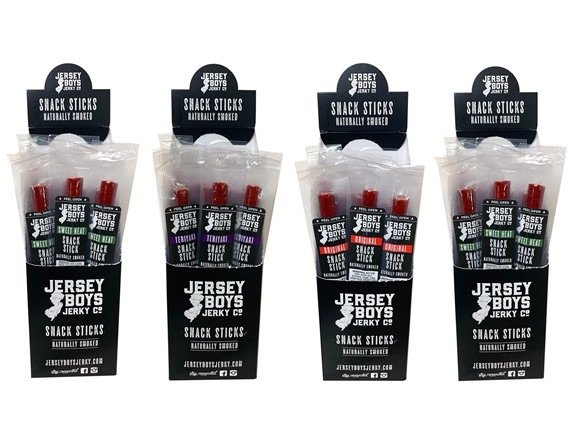 Jersey Boys Jerky Snack Sticks 20-Pack, Your Choice