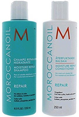 Moroccanoil Moisture Repair Shampoo & Conditioner Combo Set (8.5 oz each, 250 ml) @ Amazon