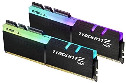 G.SKILL TridentZ RGB Series 32GB (2 x 16GB) DDR4 3200Mhz DIMM CAS 16 F4-3200C16D-32GTZR at Amazon.com 内存条