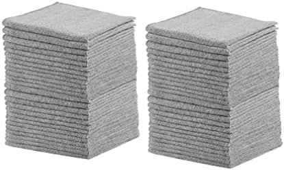 All Purpose Microfiber Cleaning Cloth Towels, 50 Pack, 14"x14"