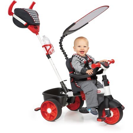 4-in-1 Sports Edition Trike, Red/White